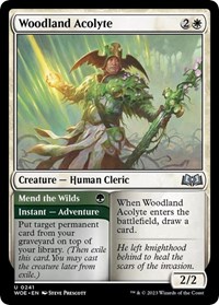 Woodland Acolyte, Wilds of Eldraine