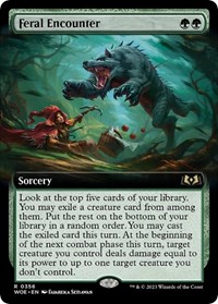 Feral Encounter (Extended Art), Wilds of Eldraine