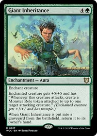 Giant Inheritance, Commander: Wilds of Eldraine