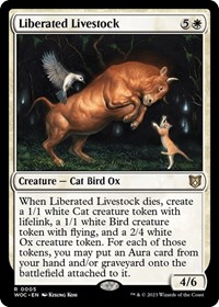 Liberated Livestock, Commander: Wilds of Eldraine