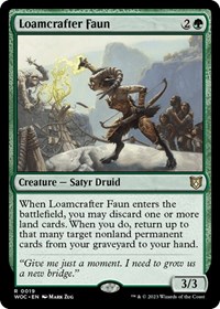 Loamcrafter Faun, Commander: Wilds of Eldraine