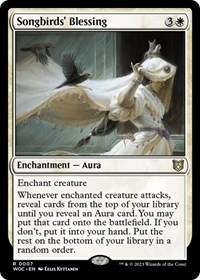Songbirds' Blessing, Commander: Wilds of Eldraine