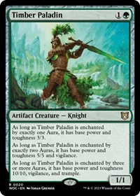 Timber Paladin, Commander: Wilds of Eldraine