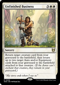 Unfinished Business, Commander: Wilds of Eldraine