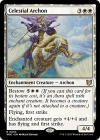 Celestial Archon, Commander: Wilds of Eldraine