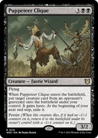 Puppeteer Clique, Commander: Wilds of Eldraine