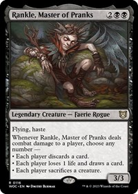 Rankle, Master of Pranks, Commander: Wilds of Eldraine