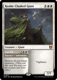 Realm-Cloaked Giant, Commander: Wilds of Eldraine