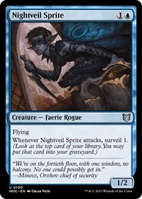 Nightveil Sprite, Commander: Wilds of Eldraine