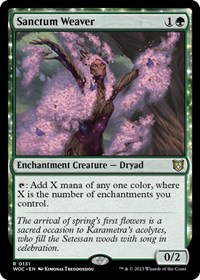 Sanctum Weaver, Commander: Wilds of Eldraine