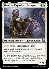 Danitha Capashen, Paragon, Commander: Wilds of Eldraine