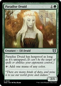 Paradise Druid, Commander: Wilds of Eldraine