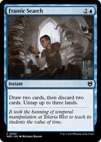 Frantic Search, Commander: Wilds of Eldraine