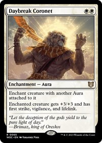 Daybreak Coronet, Commander: Wilds of Eldraine