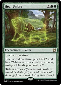 Bear Umbra, Commander: Wilds of Eldraine