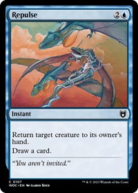 Repulse, Commander: Wilds of Eldraine