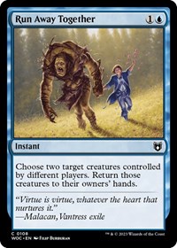 Run Away Together, Commander: Wilds of Eldraine
