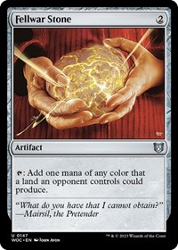 Fellwar Stone, Commander: Wilds of Eldraine
