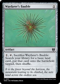 Wayfarer's Bauble, Commander: Wilds of Eldraine