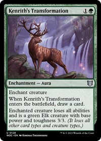 Kenrith's Transformation, Commander: Wilds of Eldraine