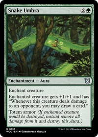 Snake Umbra, Commander: Wilds of Eldraine