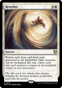 Retether, Commander: Wilds of Eldraine