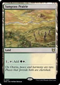 Sungrass Prairie, Commander: Wilds of Eldraine