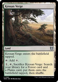 Krosan Verge, Commander: Wilds of Eldraine
