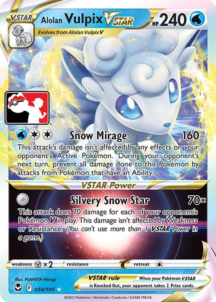 Alolan Vulpix VSTAR - 034/195