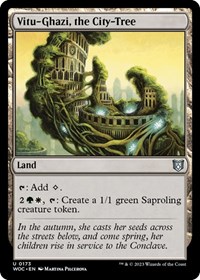 Vitu-Ghazi, the City-Tree, Commander: Wilds of Eldraine
