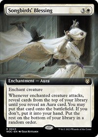 Songbirds' Blessing (Extended Art), Commander: Wilds of Eldraine