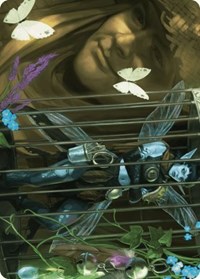 Cooped Up Art Card, Art Series: Wilds of Eldraine