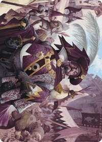 Discerning Financier Art Card, Art Series: Wilds of Eldraine