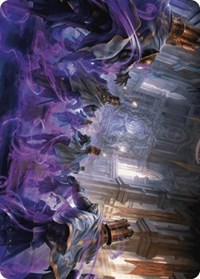 Eerie Interference Art Card, Art Series: Wilds of Eldraine