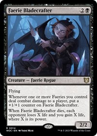 Faerie Bladecrafter, Commander: Wilds of Eldraine