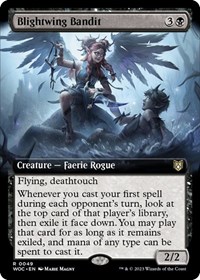 Blightwing Bandit (Extended Art), Commander: Wilds of Eldraine