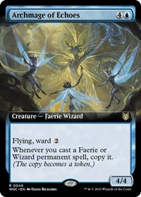 Archmage of Echoes (Extended Art), Commander: Wilds of Eldraine