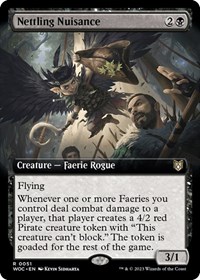 Nettling Nuisance (Extended Art), Commander: Wilds of Eldraine