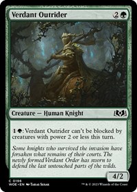 Verdant Outrider, Wilds of Eldraine
