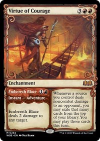 Virtue of Courage (Showcase), Wilds of Eldraine
