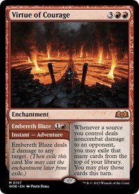 Virtue of Courage, Wilds of Eldraine