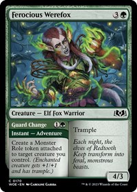 Ferocious Werefox, Wilds of Eldraine