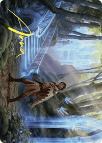 Into the Fae Court Art Card (Gold-Stamped Signature), Art Series: Wilds of Eldraine