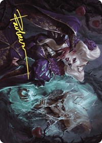 Conceited Witch Art Card (Gold-Stamped Signature), Art Series: Wilds of Eldraine