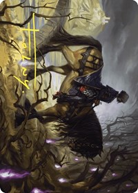 Rowan's Grim Search Art Card (Gold-Stamped Signature), Art Series: Wilds of Eldraine