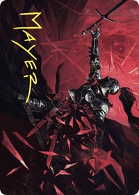 Shatter the Oath Art Card (Gold-Stamped Signature), Art Series: Wilds of Eldraine