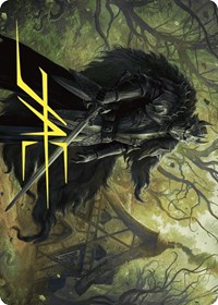 Agatha's Champion Art Card (Gold-Stamped Signature), Art Series: Wilds of Eldraine