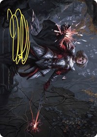 Rowan, Scion of War Art Card (31/81) (Gold-Stamped Signature), Art Series: Wilds of Eldraine