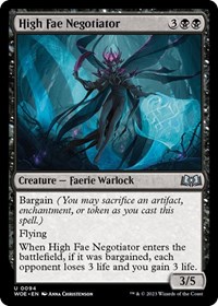 High Fae Negotiator, Wilds of Eldraine