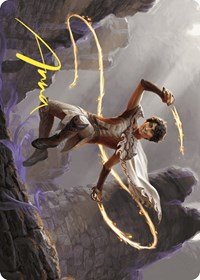 Kellan, the Fae-Blooded Art Card (Gold-Stamped Signature), Art Series: Wilds of Eldraine
